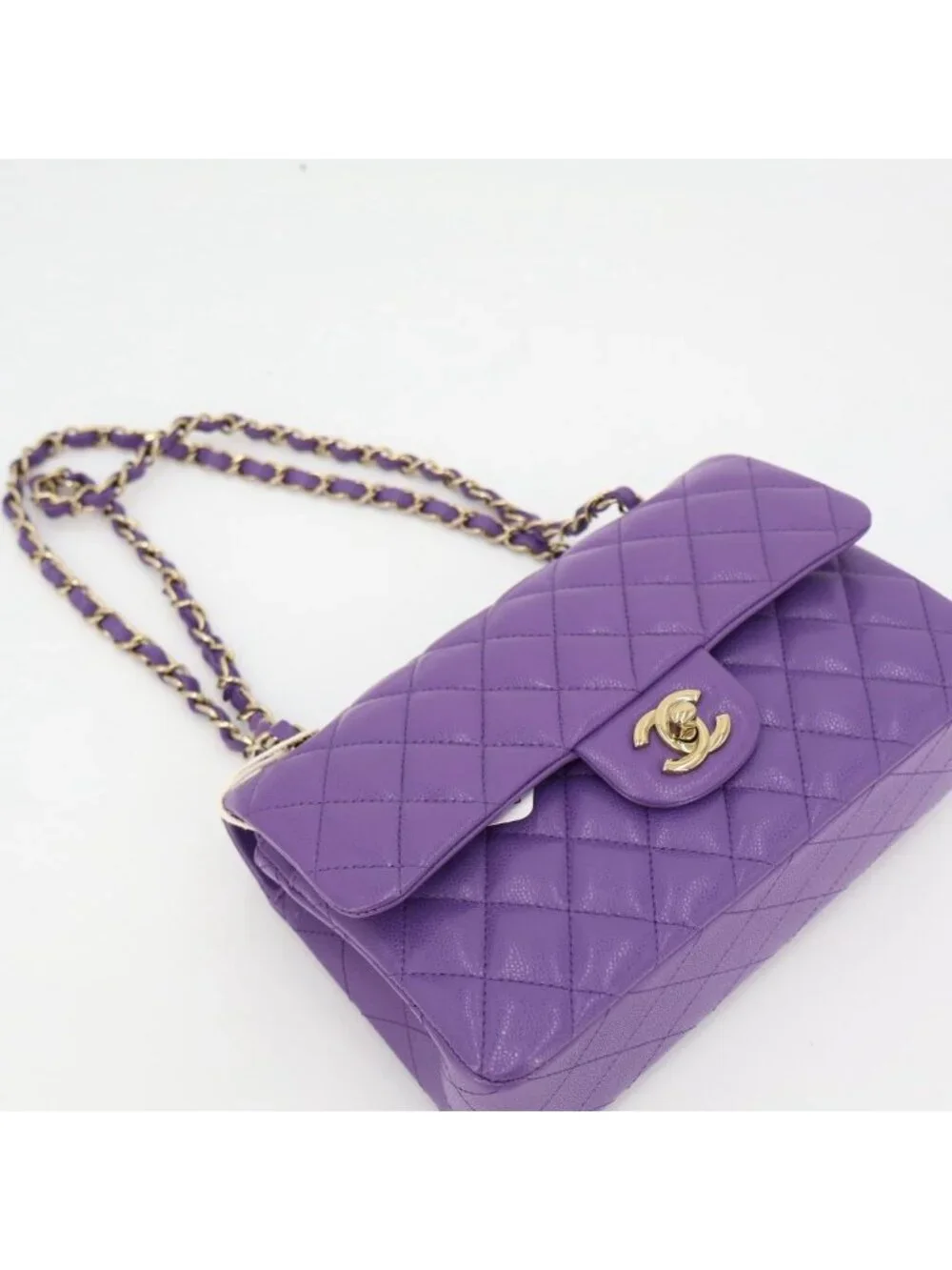 Chanel Cabiskin Quilted Chain Shoulder Bag